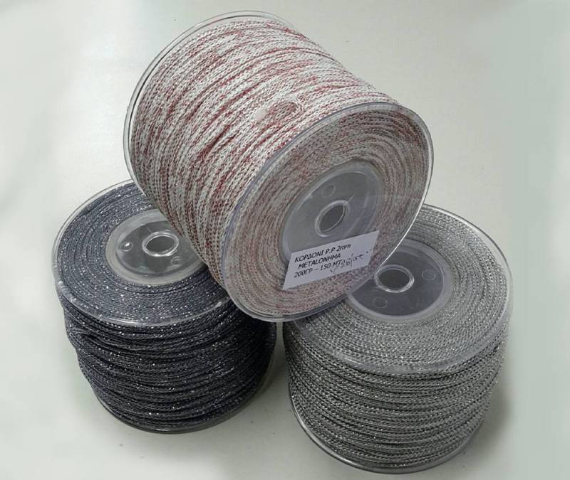 &Kappa;&omicron;&rho;&delta;ό&nu;&iota; PP/Lurex No.2 &Mu;&epsilon;&tau;&alpha;&lambda;&lambda;ό&nu;&eta;&mu;&alpha;