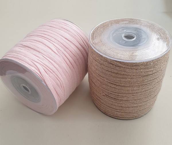 &Kappa;&omicron;&rho;&delta;έ&lambda;&alpha; 100% Cotton - 95% Cotton 5% Lurex 5mm